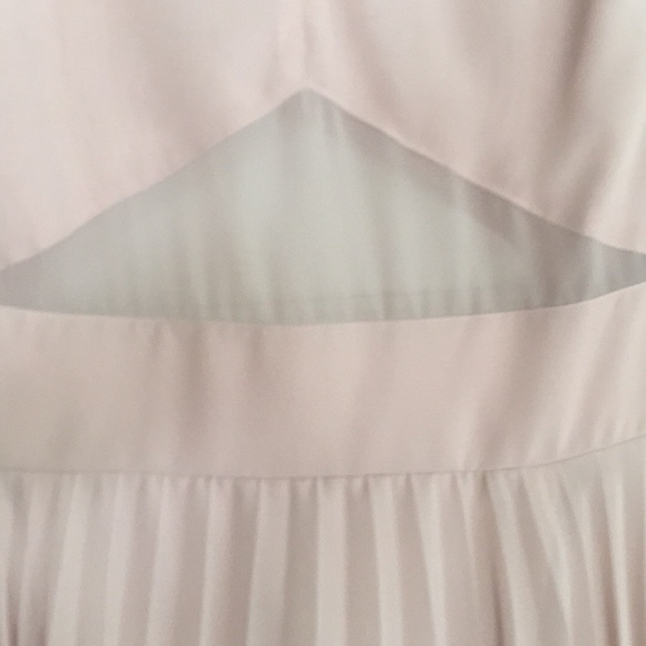 ASOS size 6 ballet pink chiffon dress - Picture 2 of 4